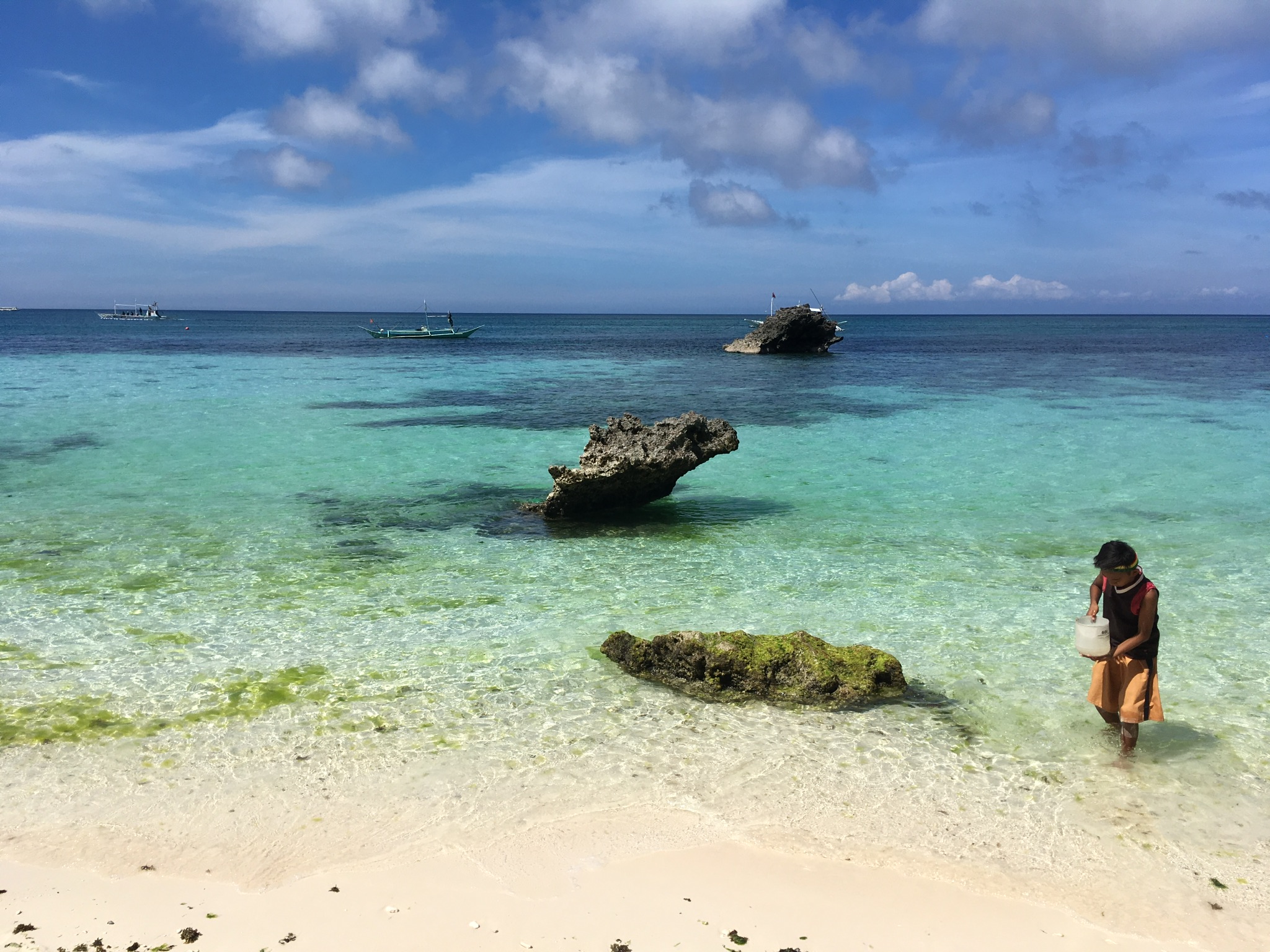 Diniwid beach en Panay , Las Visayas